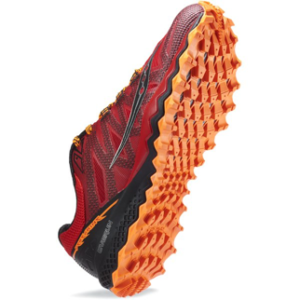 Figure 1 PWRTRAC outsole has deep lugs giving superb control on steep descents with loose gravel or dirt.