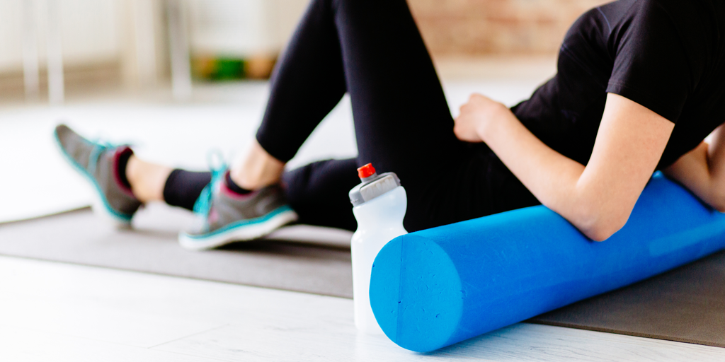 Foam Rolling in Gym